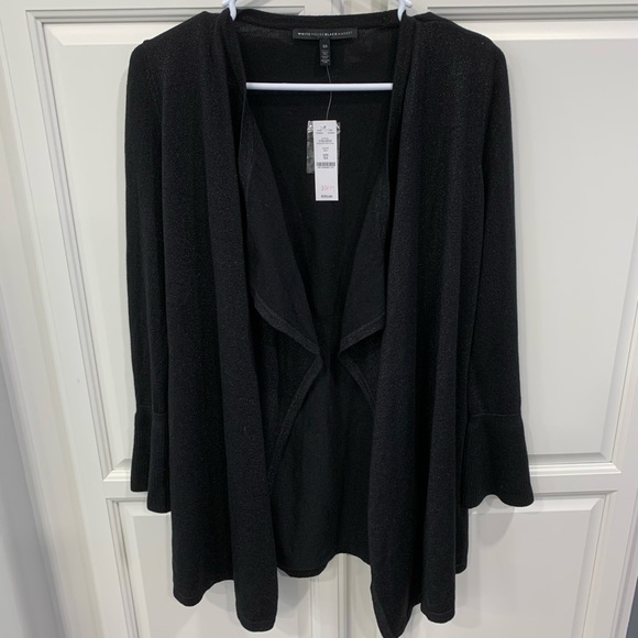 NWT black shimmer cardigan - Picture 1 of 4